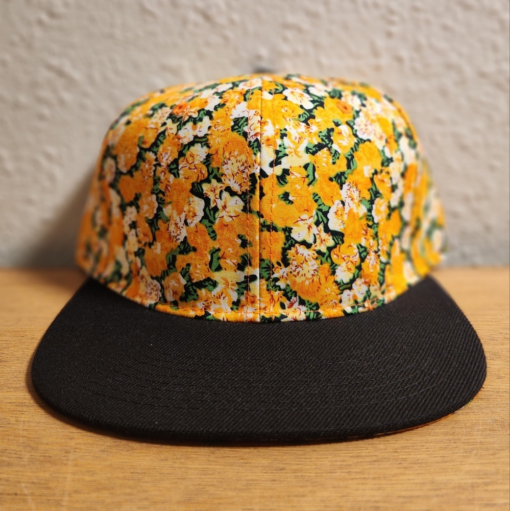 Floral Crown Snapback Hat Blank